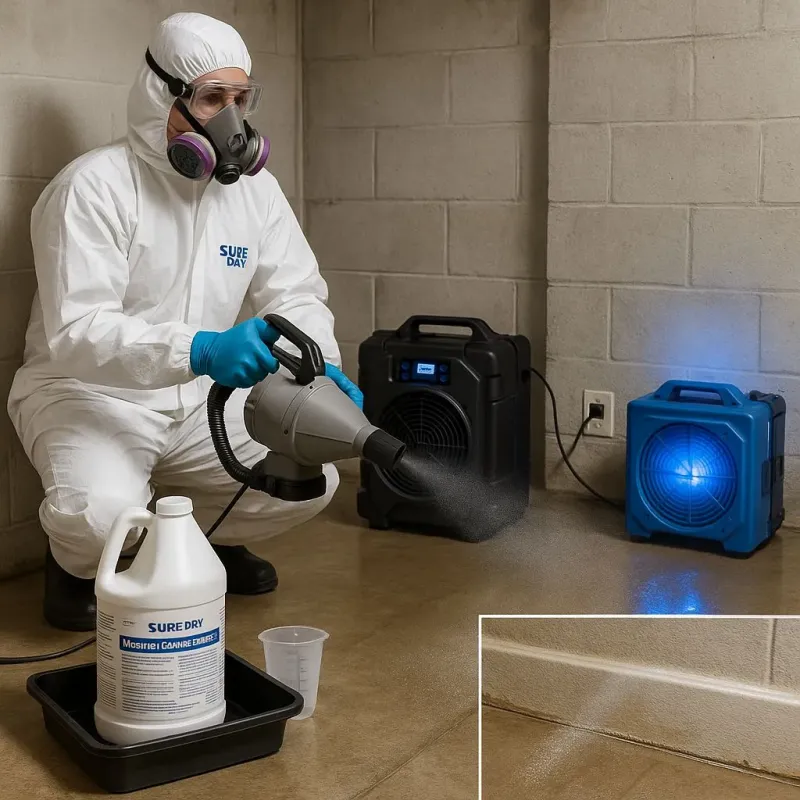 Sanitization and Odor Removal process in Lutherville-Timonium, MD